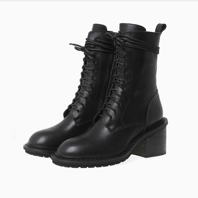 Black Heeled Boots – stylevane.com  Heels, Fashion shoes, Combat boots  style