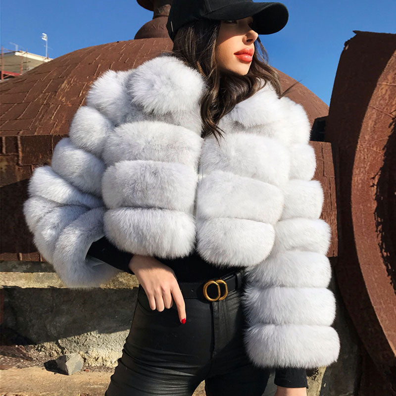 Woman's White Mink Fur Jacket (Reversible) | Estate Furs